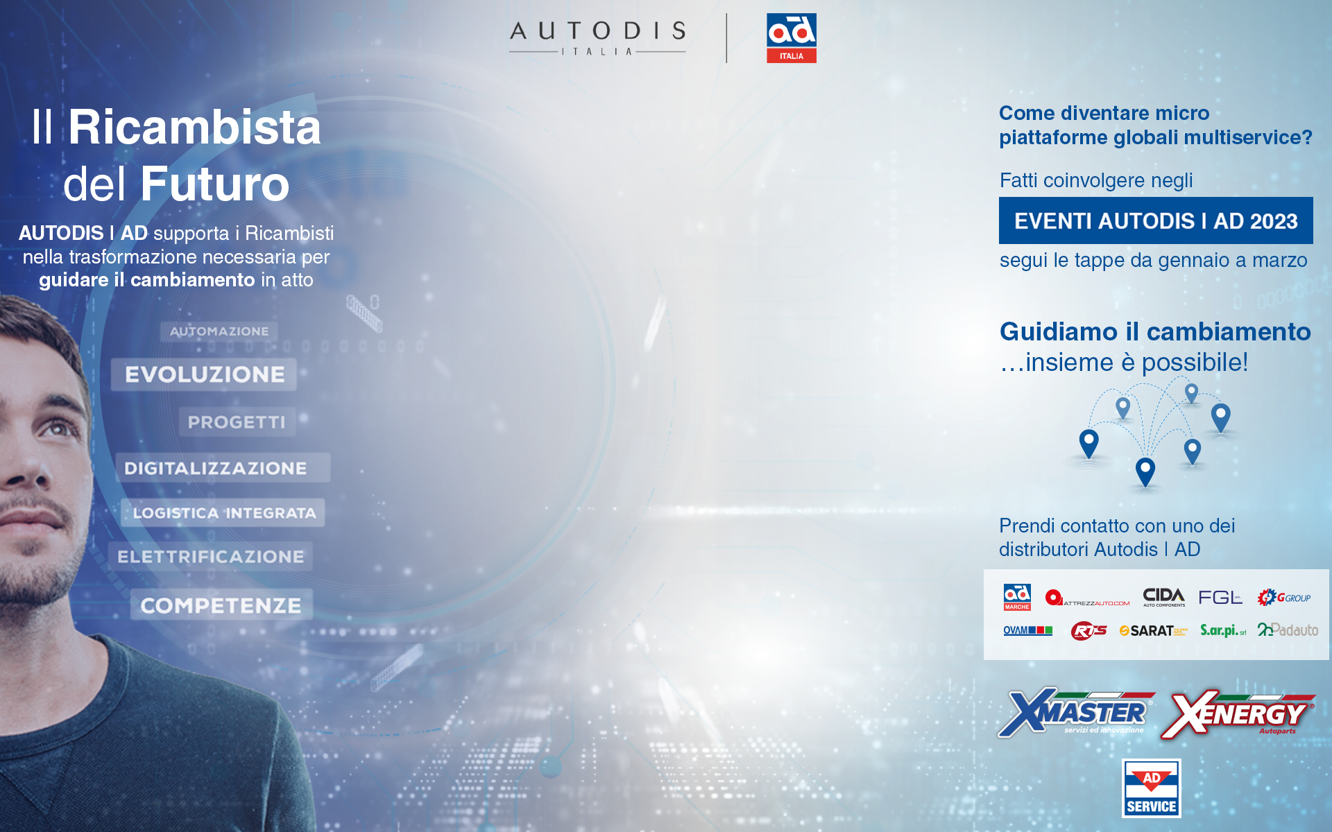 Skin Autodis Italia rete Ricambisti autofficine meccatronici
